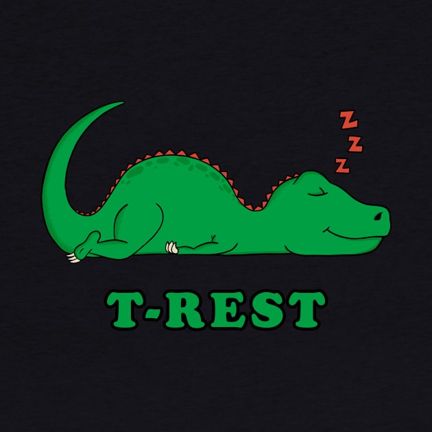 Dinosaur t-rest by coffeeman